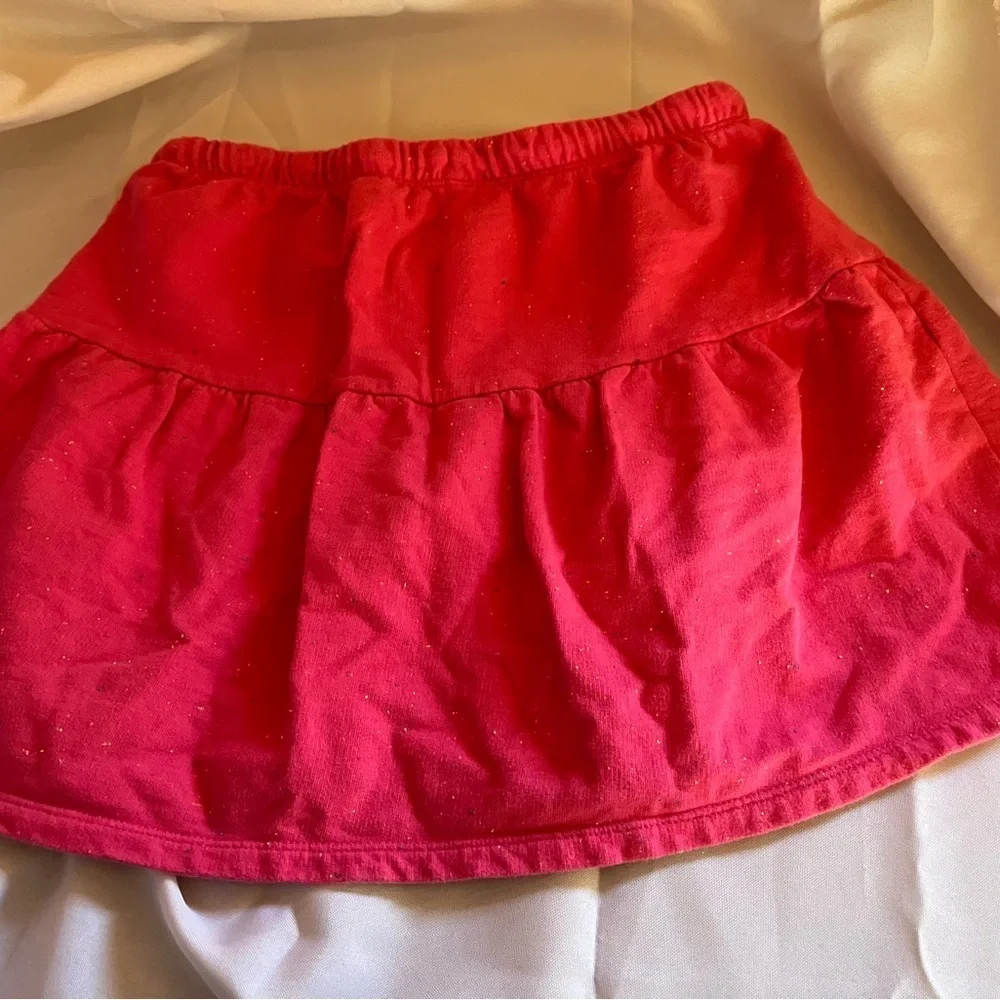 Kids' Pink, Orange, and Black Shorts Set
